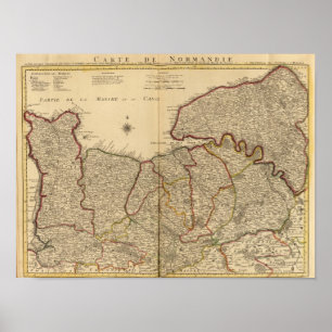 Póster Carreteras romanas y bosques