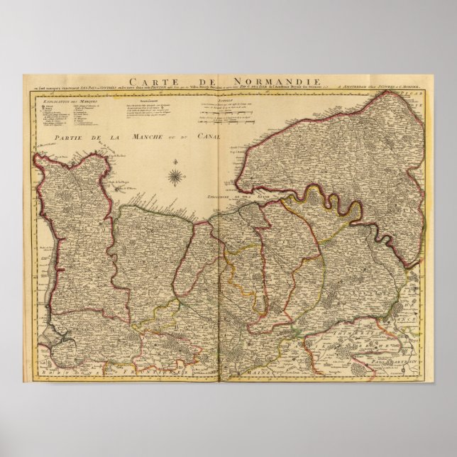 Póster Carreteras romanas y bosques (Frente)
