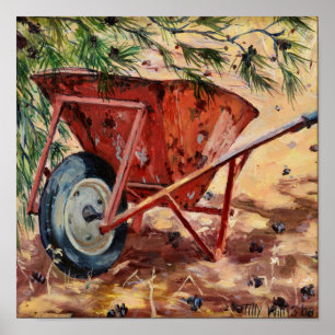 Póster Carretilla oxidada 2009