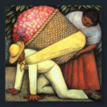 Póster Carrier de flores - Diego Rivera<br><div class="desc">Carrier de flores - Poster Diego Rivera</div>