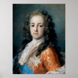 Póster Carriera - Luis XV de Francia como delfín 1720