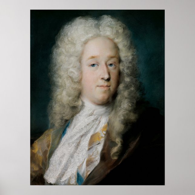 Póster Carriera - Un Caballero En Un Abrigo Con Patrón De (Frente)