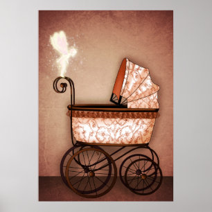 Póster Carrito para bebés