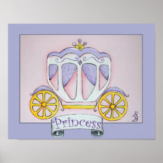 Póster Carrito Princesa