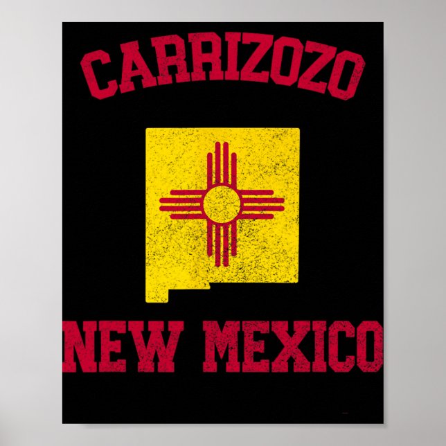 Póster Carrizozo New Mexico  (Frente)