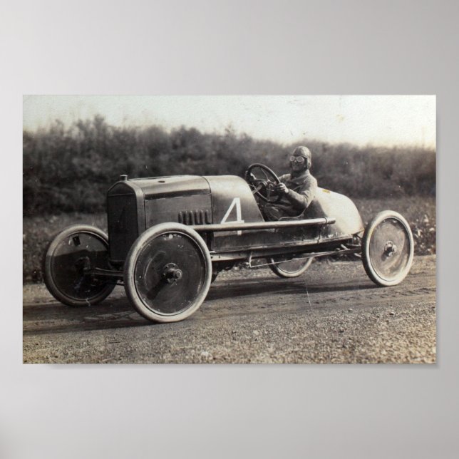 Póster Carro de carreras (Frente)