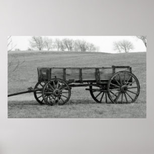 Póster Carro del Buckboard