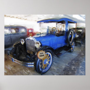 Póster Carro expreso de 1924 Dodge