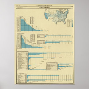 Póster Carro por el carril