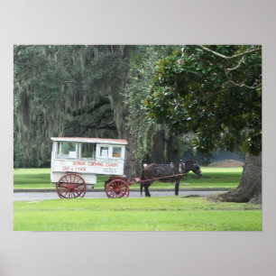 Póster Carro romano del caramelo