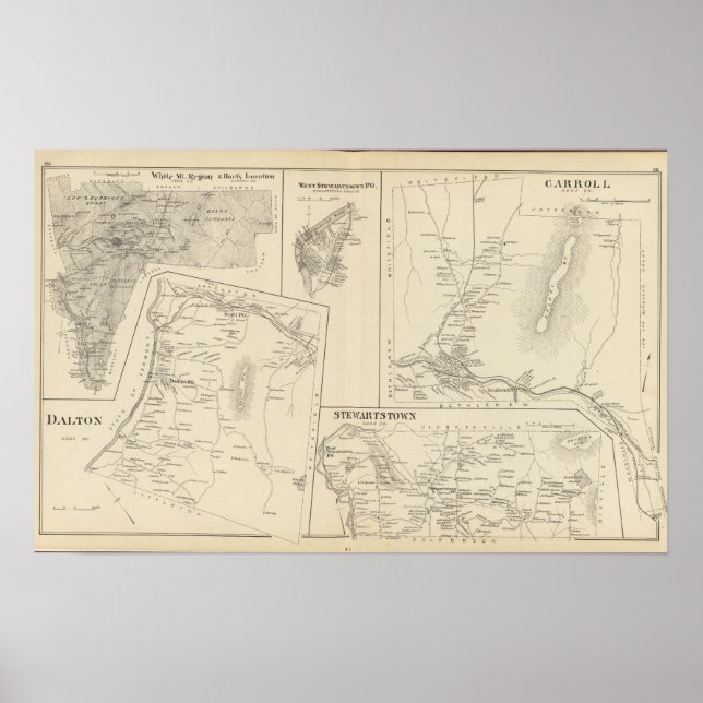 Póster Carroll, Coos Co (Frente)