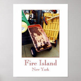 Póster 'Carros de Colores de Fire Island'