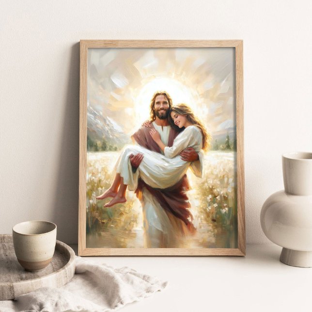 Póster Carry Her Home, Modern Christian Art, Jesus Heals  (Subido por el creador)