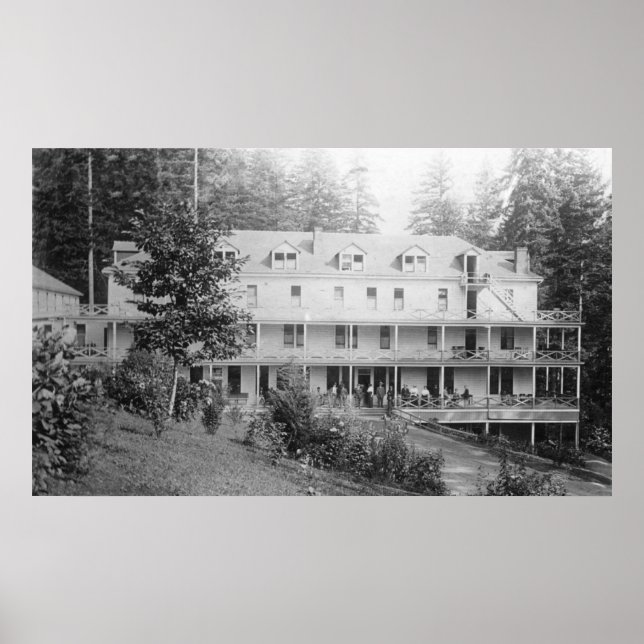 Póster Carson, WA Shipherd's Springs Hotel View 2 (Frente)