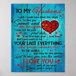 Póster Carta a mi esposo   Encantador De Mi Esposo