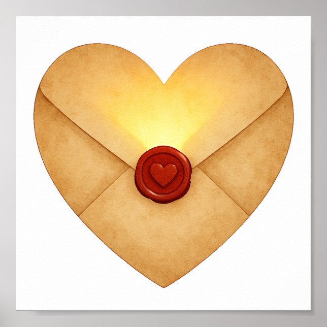 Póster Carta de amor (Frente)