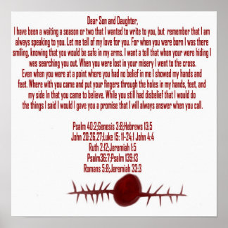 Póster Carta de amor de Jesús