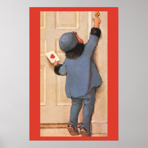 Póster Carta de amor vintage de Jessie Willcox Smith