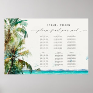Póster Carta de bienvenida de los Bodas de las Palmeras d