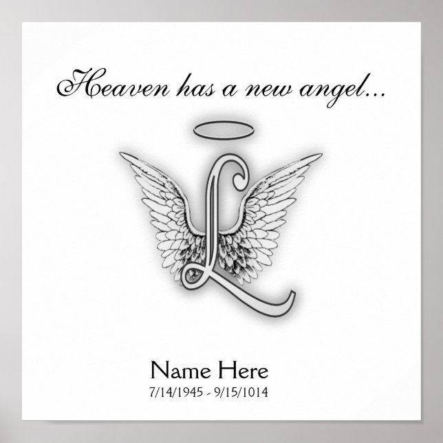 Póster Carta de homenaje a Monograma L (Frente)