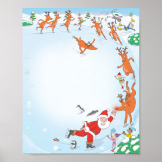 Póster Carta de Santa (en blanco para que escribas)