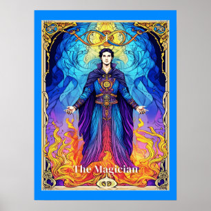 Póster Carta de Tarot El Mago