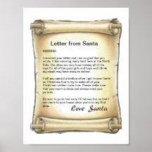 Carta desde Santa