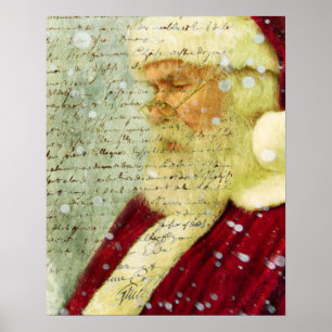 Póster Carta para Santa