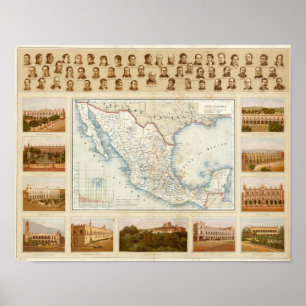 Póster Carta política