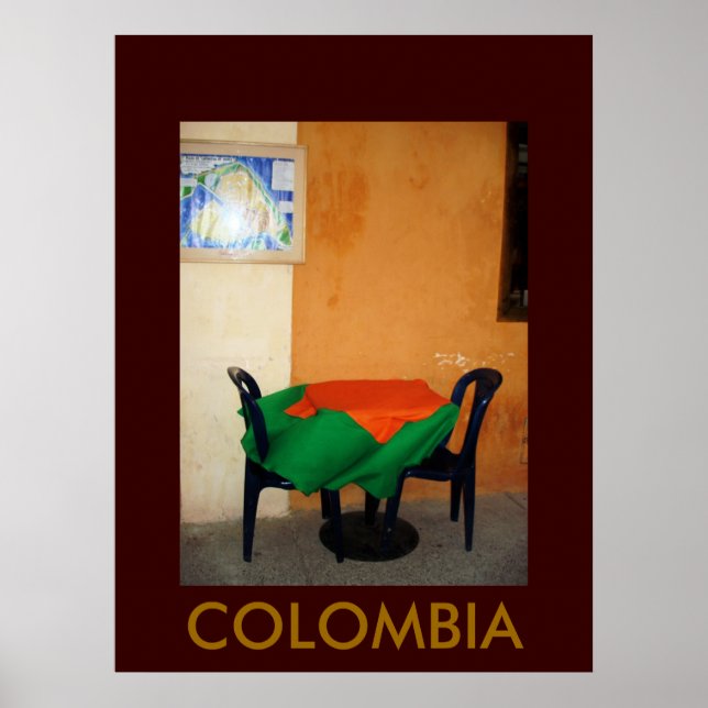PÓSTER CARTAGENA, COLOMBIA (Frente)