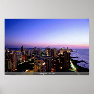 Póster Cartagena, Colombia