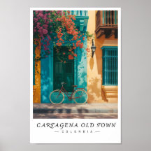 Cartagena Old Town Colombia Wall Art ,Cityscape