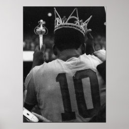 Póster Cartão Postal Camiseta King Pelé - 1940-2022