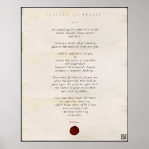 Póster Cartas a Juliet Imprimir 🌹 🗡 28/49