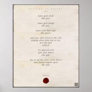 Póster Cartas a Juliet Imprimir 🌹 🗡 44/49