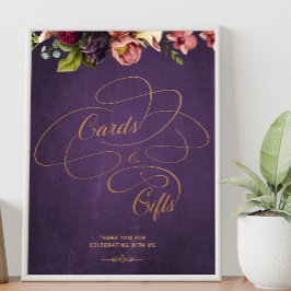 Póster Cartas clásicas de caligrafía vintage y señalizaci