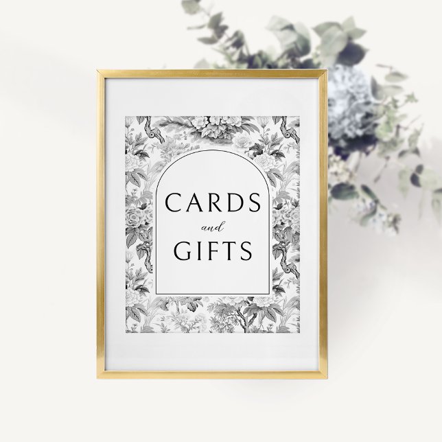 Póster Cartas De Boda Y Regalos De Chinoiserie En Floral  (Subido por el creador)