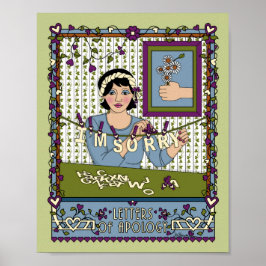 Póster Cartas de disculpa_A_8x10 Poster
