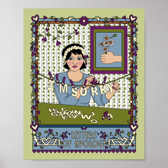 Póster Cartas de disculpa_A_8x10 Poster (Frente)