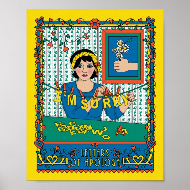 Póster Cartas de disculpa_B_8x10 Poster (Frente)