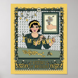 Póster Cartas de disculpa_C_8x10 Poster