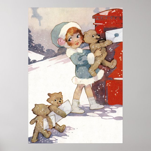Póster Cartas de Navidades publicadas por Agnes Richardso (Frente)