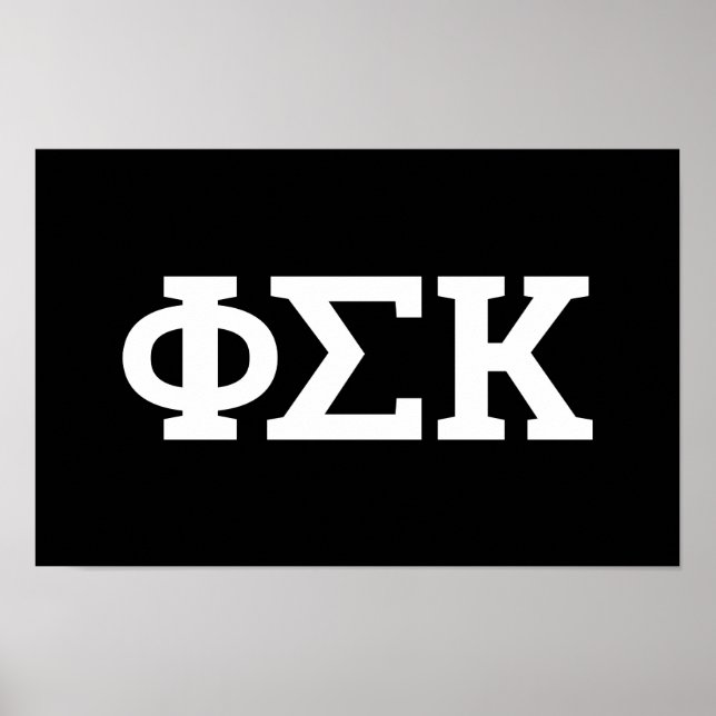 Póster Cartas de Phi Sigma Kappa (Frente)