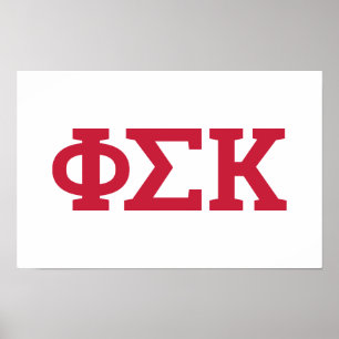 Póster Cartas de Phi Sigma Kappa