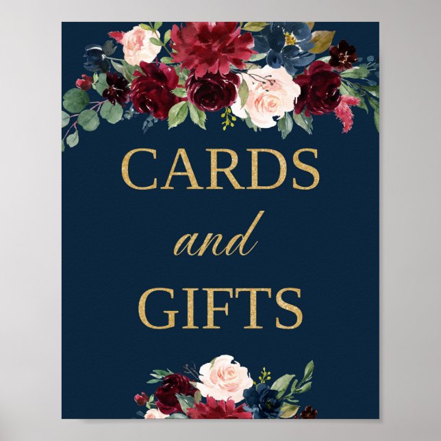 Póster Cartas florales de la marina borgoñona y señalizac (Frente)