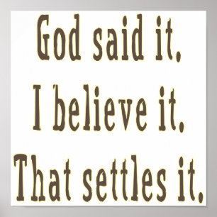 Póster Cartas marrones que Dios lo dijo