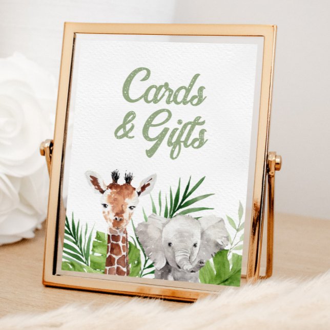 Póster Cartas y regalos de animales de Safari (Subido por el creador)