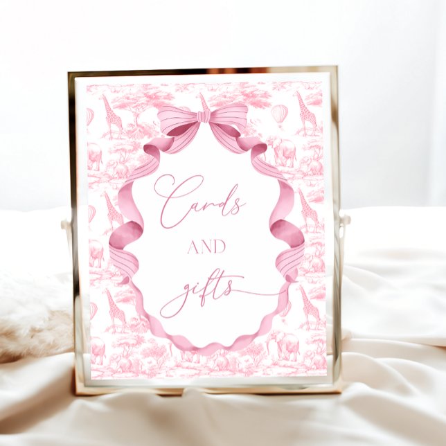 Póster Cartas y regalos de animales de safari rosado de T (Subido por el creador)