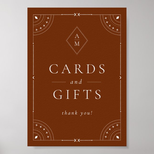 Póster Cartas y regalos de la Luna Celestial de Terracota (Frente)