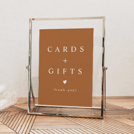 Póster Cartas y regalos de Naranjas quemados en la terraz